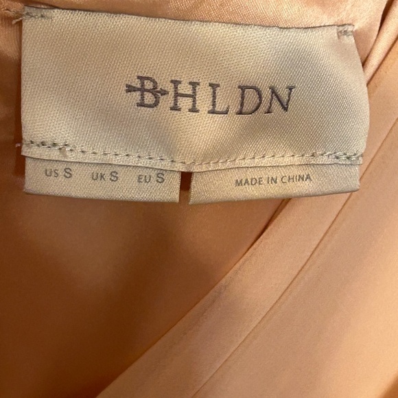 BHLDN Eva Blush chiffon Dress Size Small - Picture 7 of 13